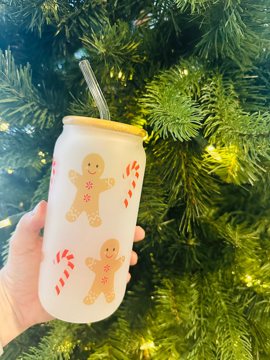 Gingerbread Man Glass Libbey