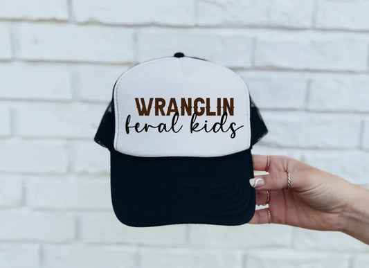 Wranglin Feral Kids Trucker Hat