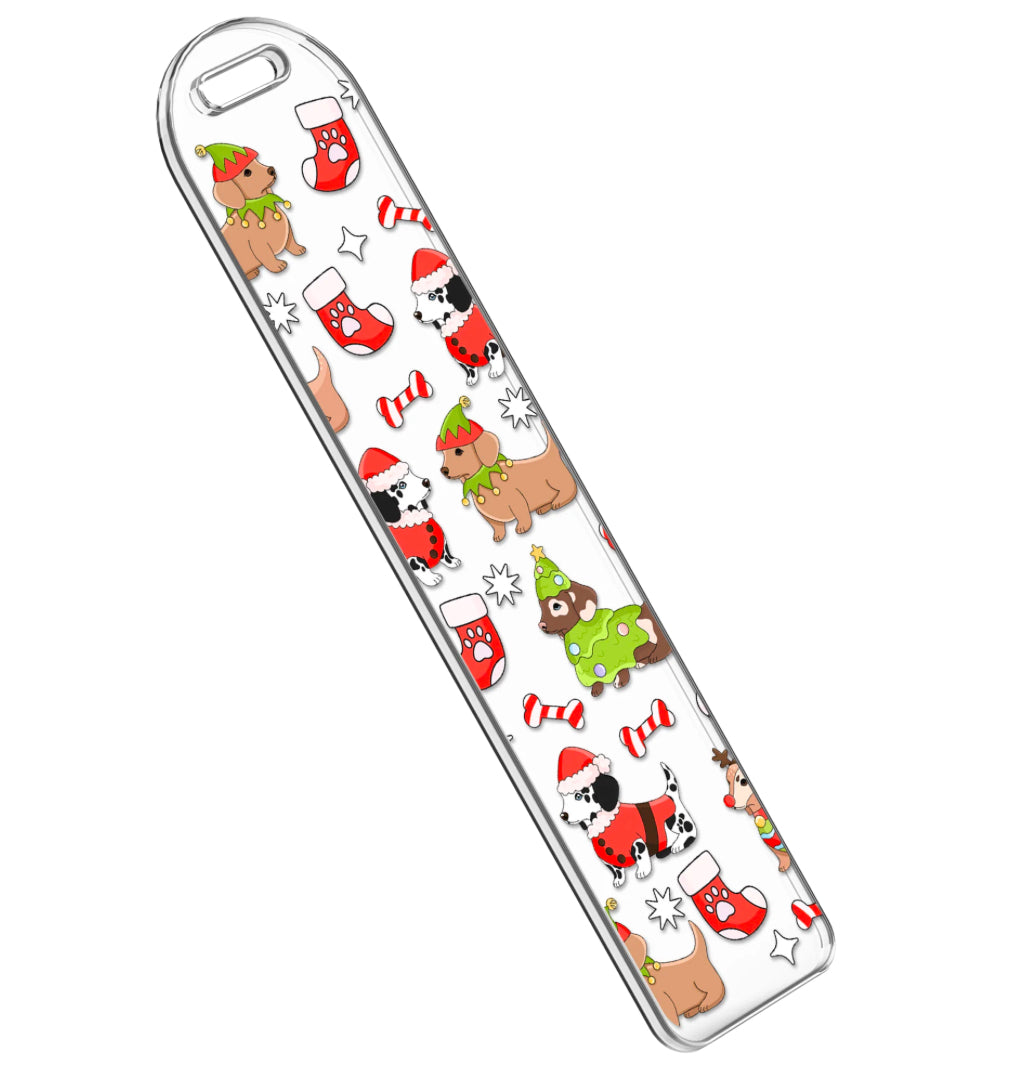 Dog Christmas Bookmark