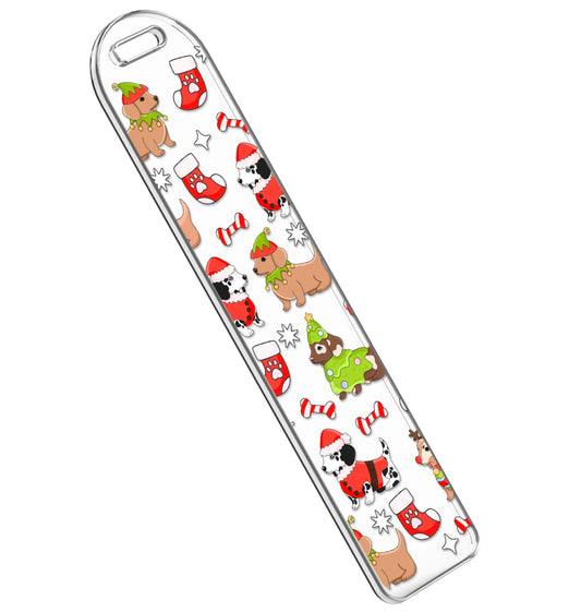 Dog Christmas Bookmark